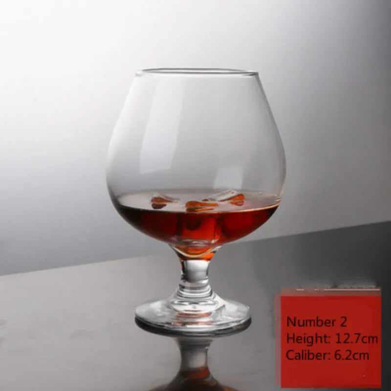 Elegant Lead-Free Wine Glass - Versatile Brandy Whiskey Cup