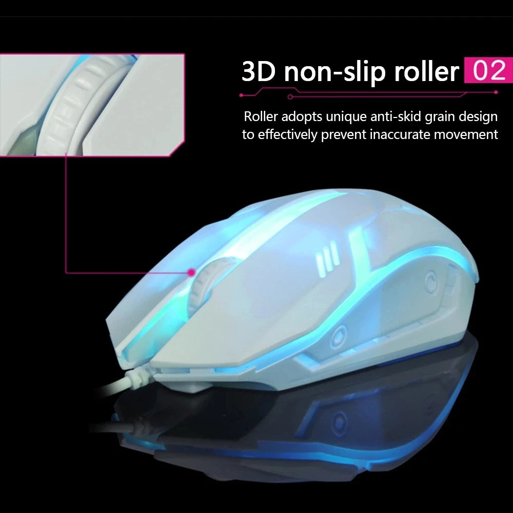 Premium Luminous Gaming Mouse – Ergonomic Wired Backlit USB