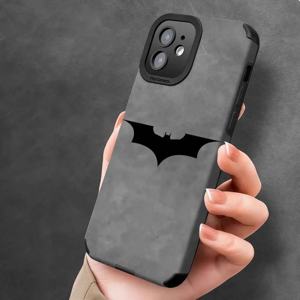 Luxury Leather Lambskin Phone Case - Shockproof Protection