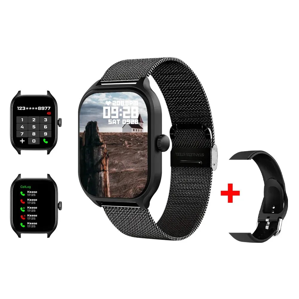 Smart Watch with 2.01 Inch HD Display & Bluetooth Calling