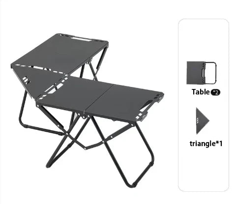 Portable Beach Camping Table - Foldable Sand Picnic Table