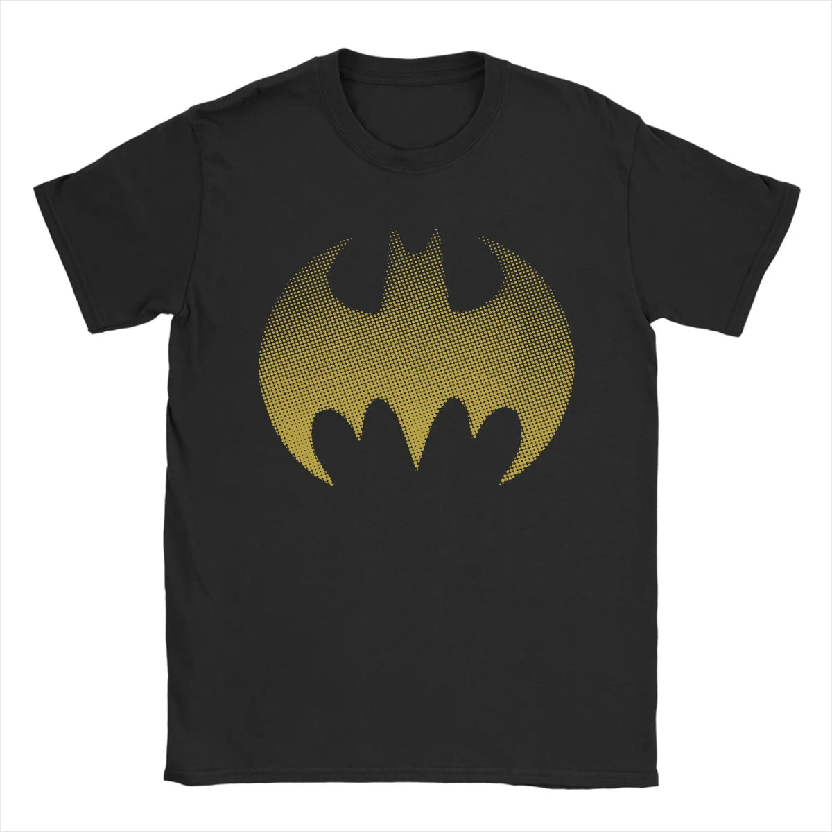 Premium Batman Black Logo T-Shirt - 100% Cotton Novelty Tee