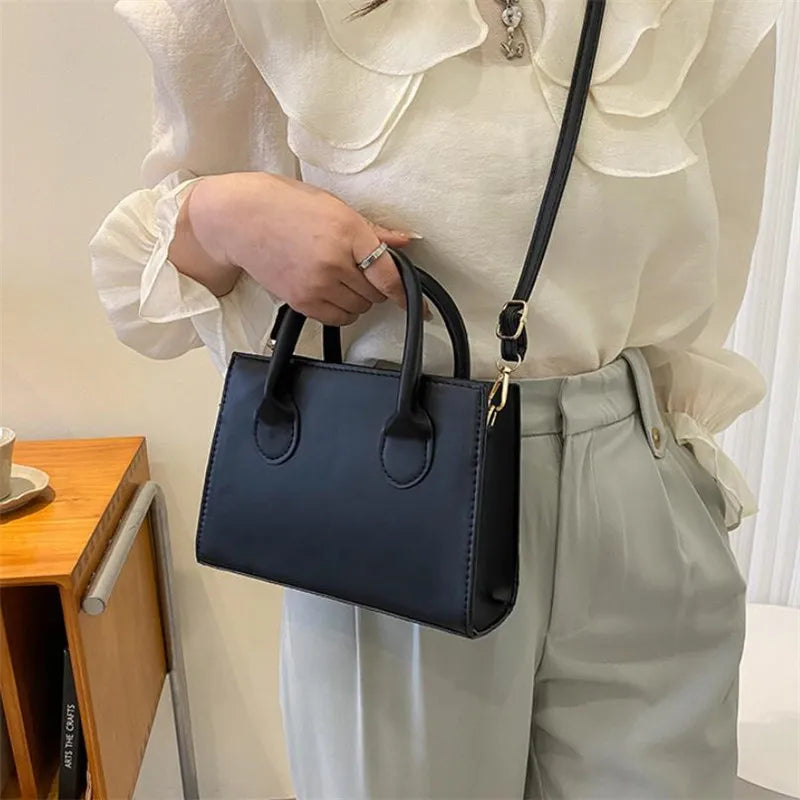 Elegant Mini Crossbody Bag - Chic Top Handle Design