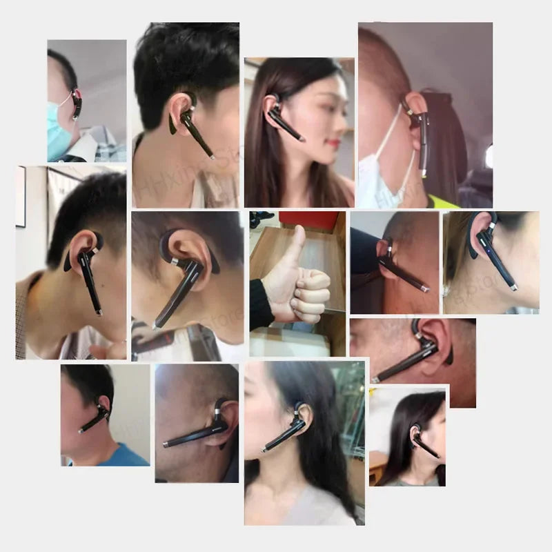 Premium Wireless Bluetooth Headset with Microphone & Noise Cancellation