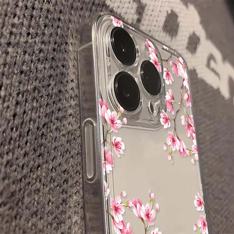 Premium Flower iPhone Case - Clear Shockproof Protection