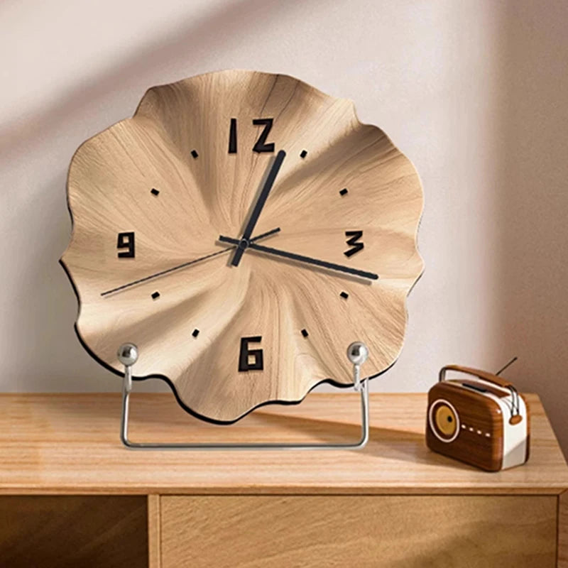Premium Modern Silent Desk Clock - Nordic Interior Luxury