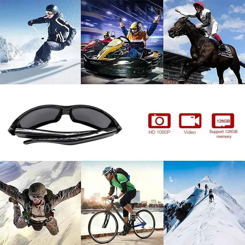 HD 1080P Glasses Camera - Portable Outdoor Video Recorder