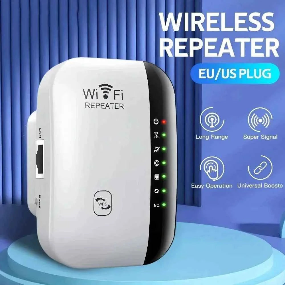 Premium Wireless WiFi Range Extender - 300Mbps Signal Booster