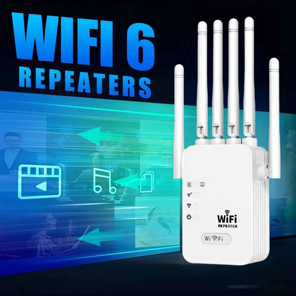 Pro Wireless WiFi Range Extender - 1200Mbps Dual-Band Repeater