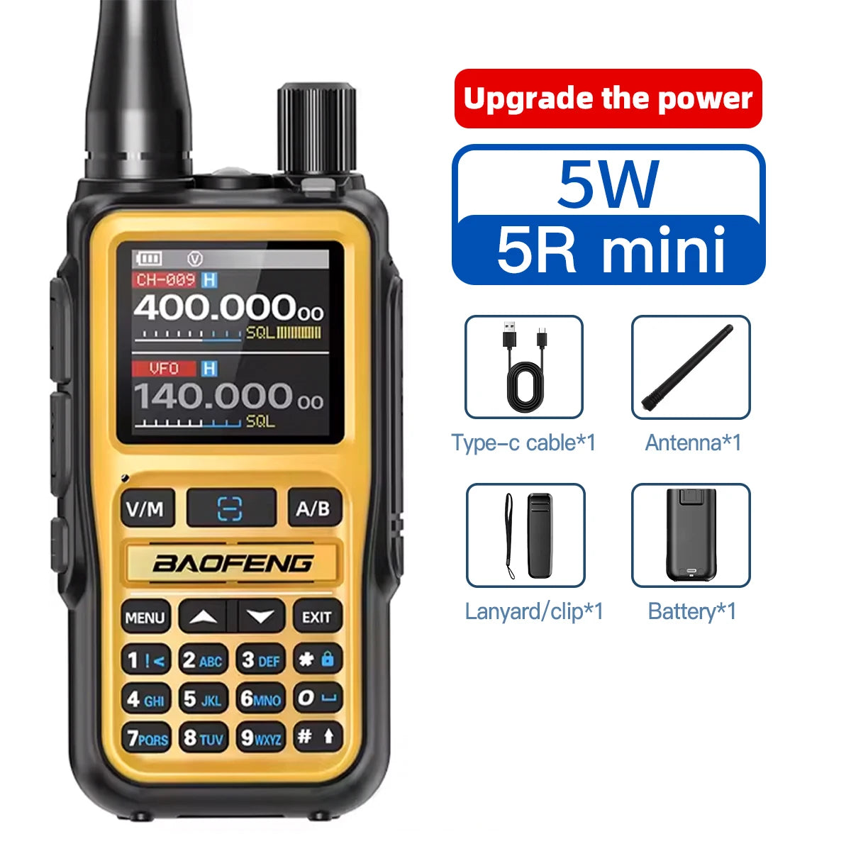Professional Mini Walkie Talkie - Multi Band Amateur Radio