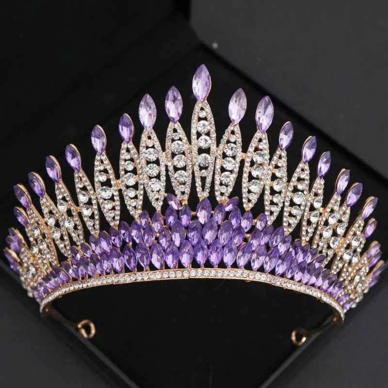Luxury Crystal Crown & Bridal Jewelry Set