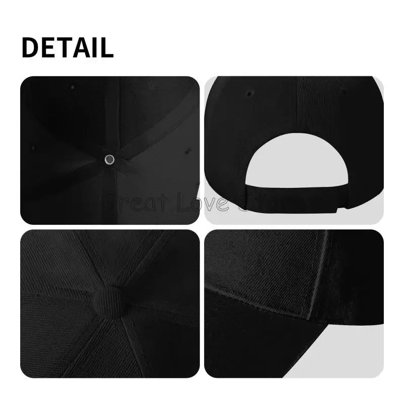 Rusty Surfboards Baseball Cap Unisex Daily Casual Sandwich Hat Summer Sports Sun Protector Bucket Hats Snapback Cap Dad Hat - Tulique