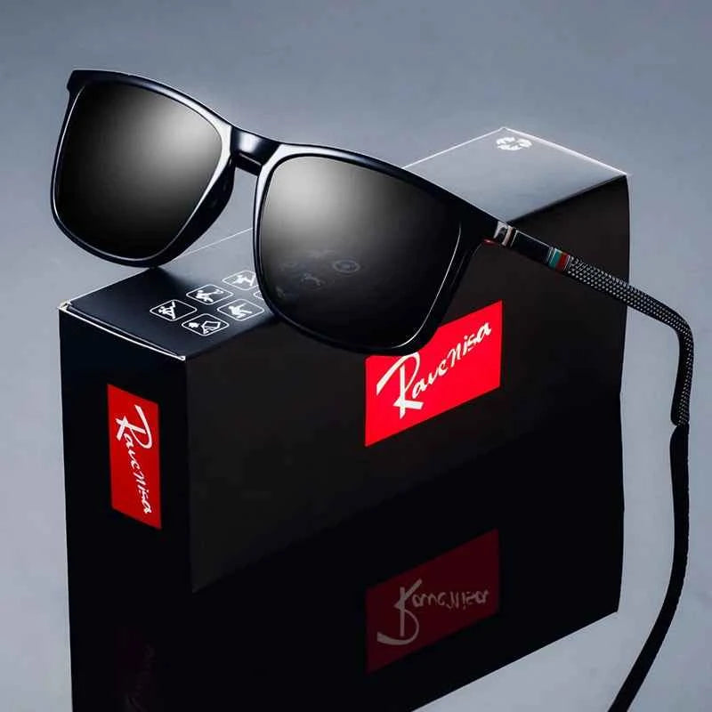 Designer Square Polarized Sunglasses - UV400 Driving Eyewear