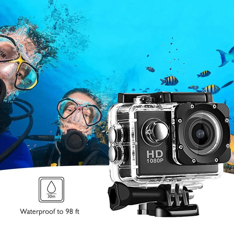 Professional 4K Action Camera - Waterproof Outdoor Video Recorder