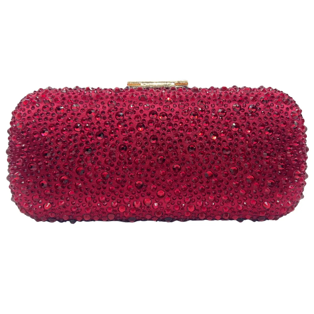 Elegant Crystal Evening Bag - Sparkling Diamond Clutch