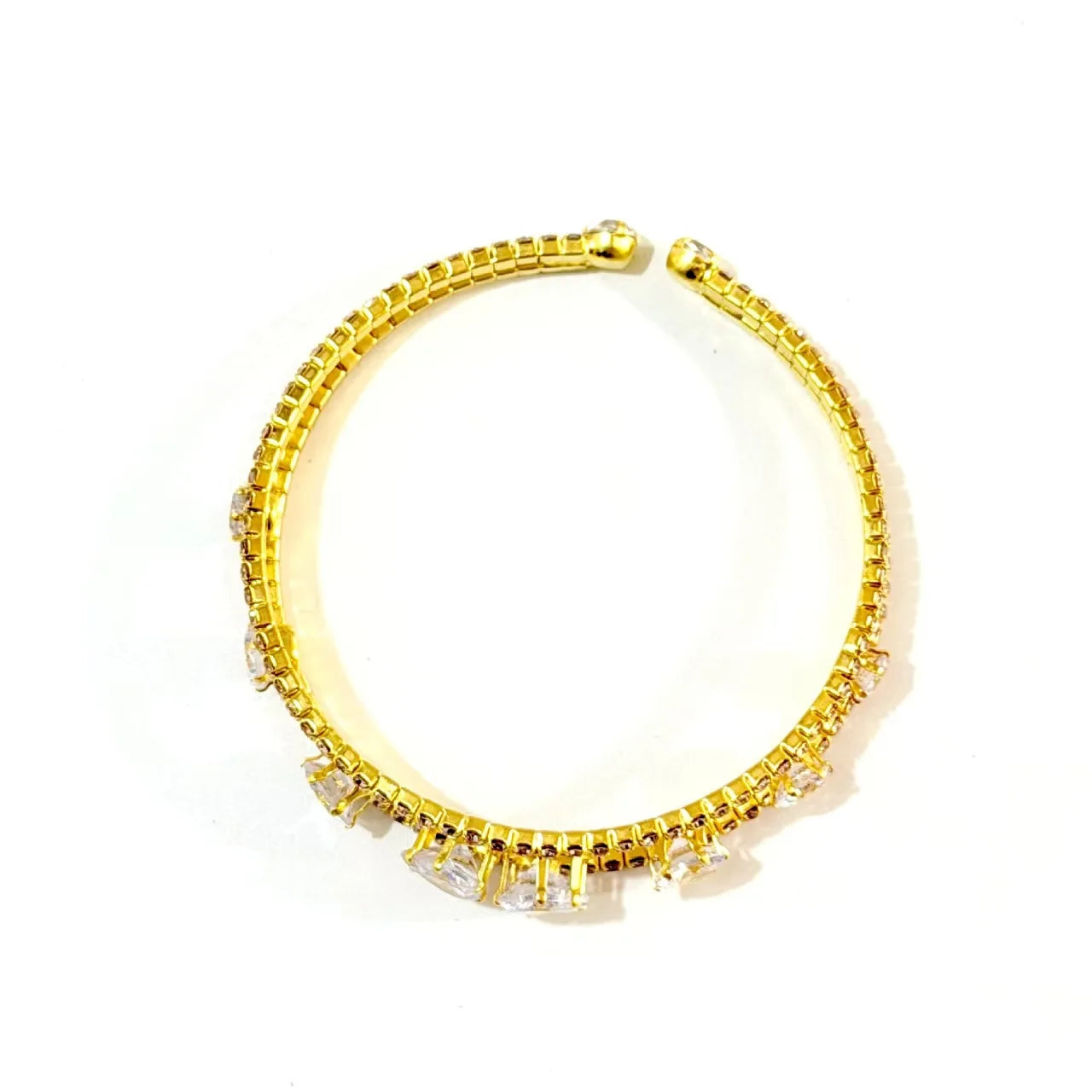 Elegant Double Row Love Bracelet - Vintage Inspired Design