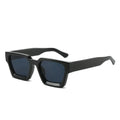 Designer Square Frame Sunglasses - UV400 Retro Shades