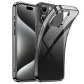 Premium Transparent Black Silicone Case - Ultra Thin Clear Shell