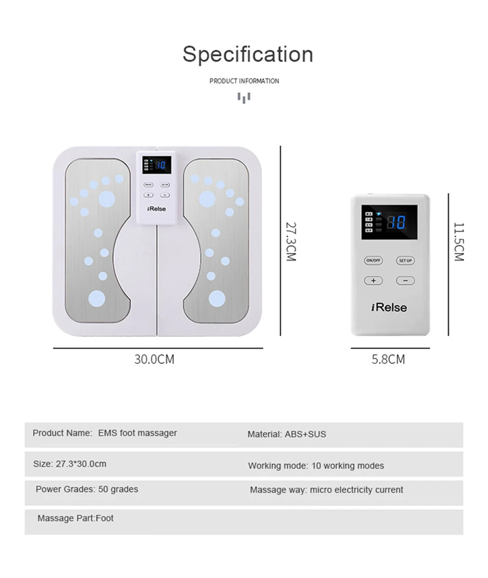 Premium EMS Foot Massager for Circulation & Relief