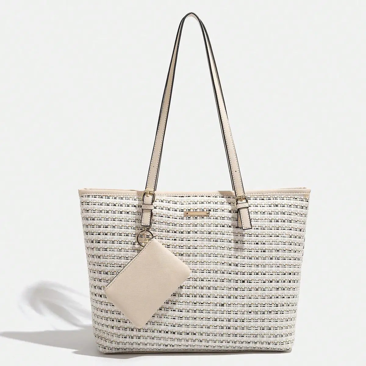 Elegant Women's Shoulder Bag - Chic Cross Pattern