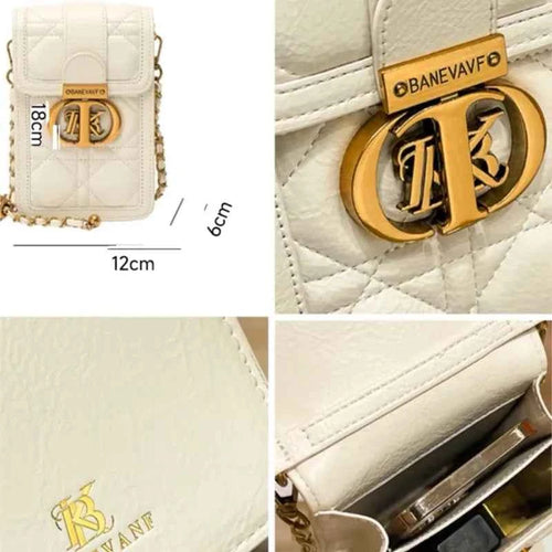 Elegant Mini Chain Bag - Luxury Designer Crossbody