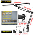 Premium LED Desk Lamp with Clamp - Auto Dimming & Bright
