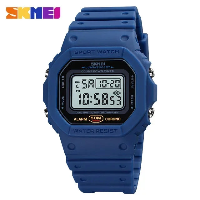 Luxury Digital Sports Watch - Waterproof Military Backlight