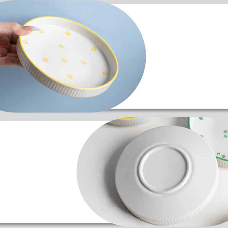 Premium Ceramic Cat Bowl - Elevated Feeding & Water Dish
