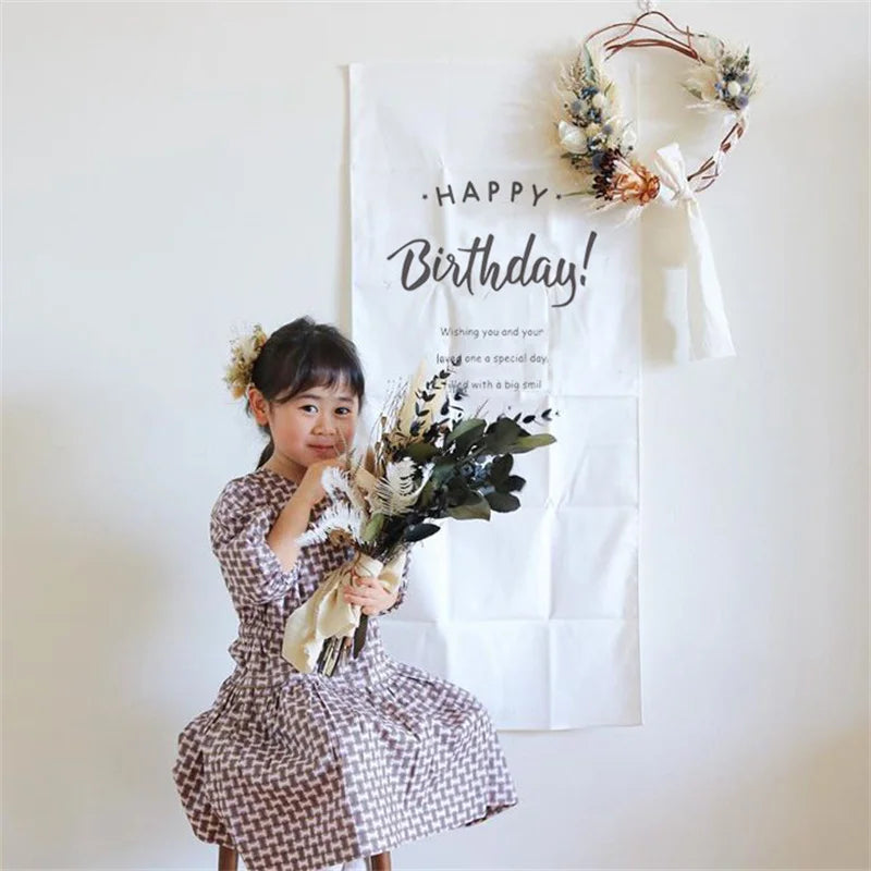 Premium Birthday Backdrop Tapestry - Festive Home Decor