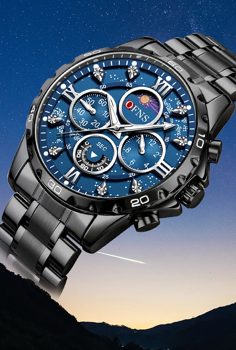 Premium Men's Military Watch - Waterproof Quartz