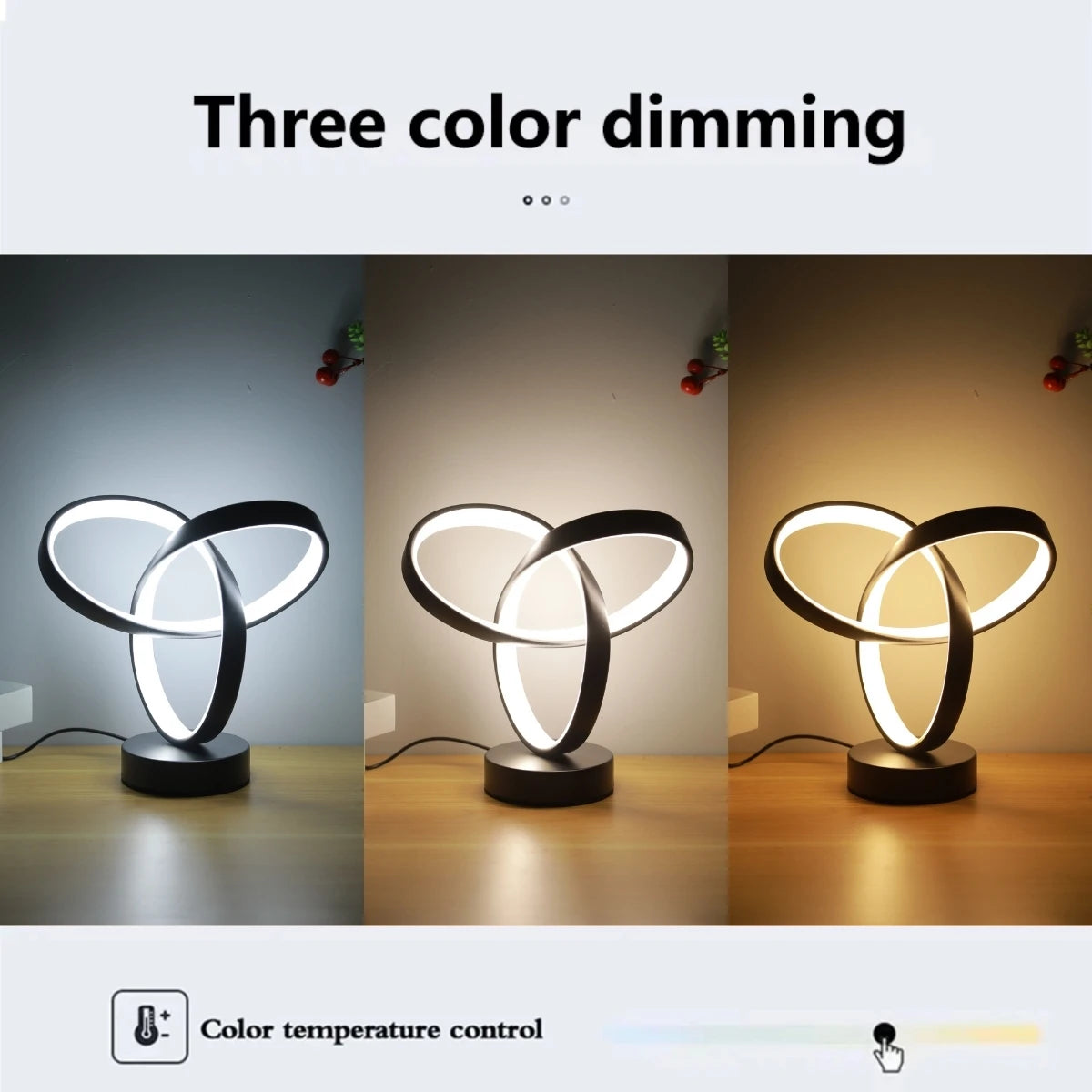 Premium USB Dimmable LED Lamp - Modern Office & Bedroom Lighting