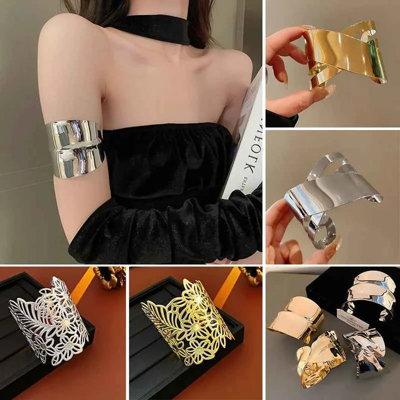 Exaggerated Cool Style Geometric Alloy Bracelet - Premium Party Jewelry