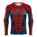 Spider Superhero Long Sleeve Compression Shirt - Premium Cosplay