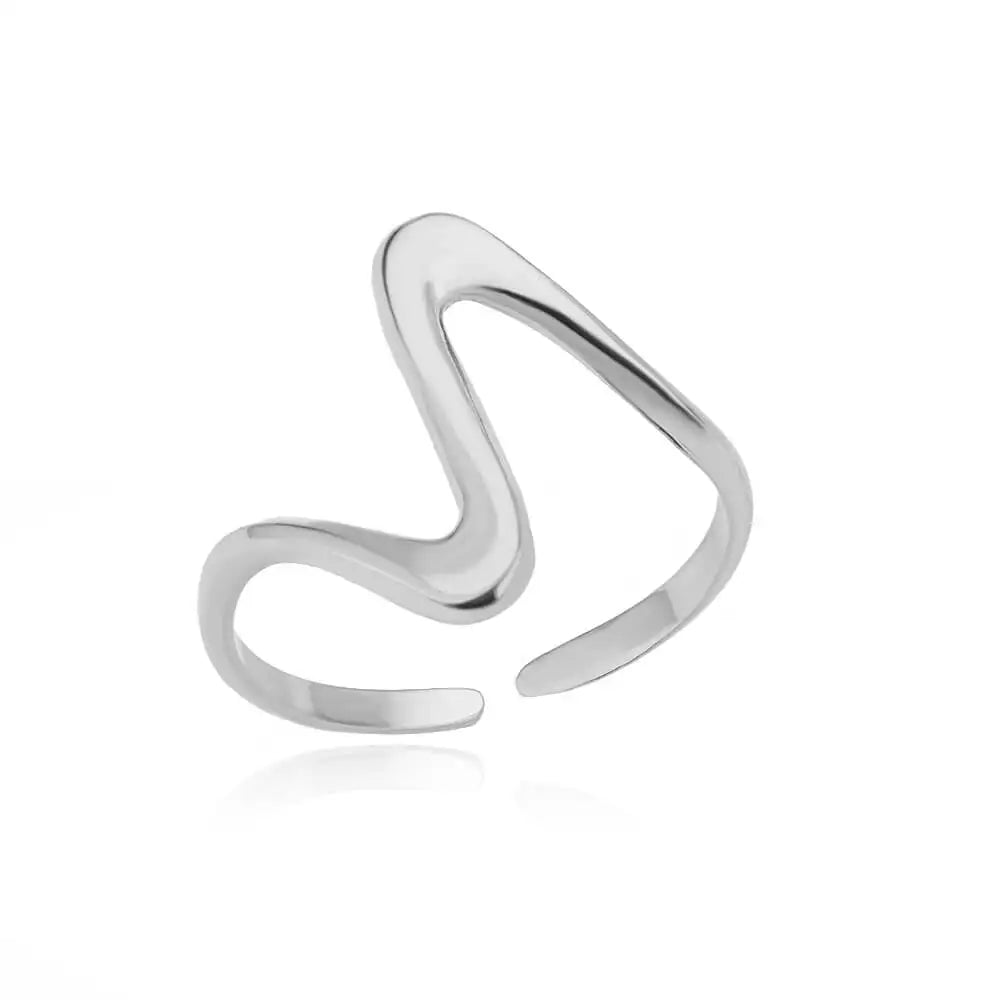 Luxury Classic Gold Stainless Steel Ring for Women