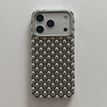 Elegant iPhone Pearl Case - Shockproof Silicone