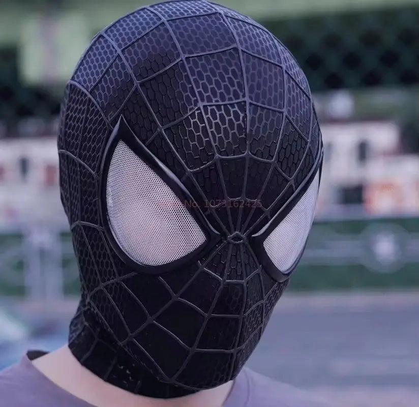 Premium Handcrafted Spider-Man Mask - Garfield Edition Cosplay