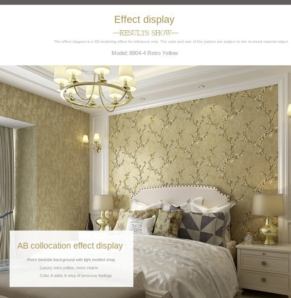 Elegant 3D Flower Wall Stickers - Self-Adhesive Decor
