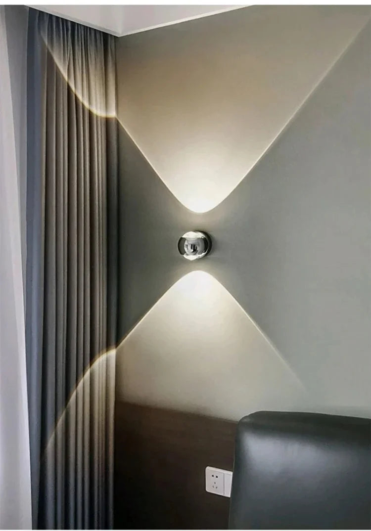 Elegant Glass Wall Sconce - Modern Art Lighting