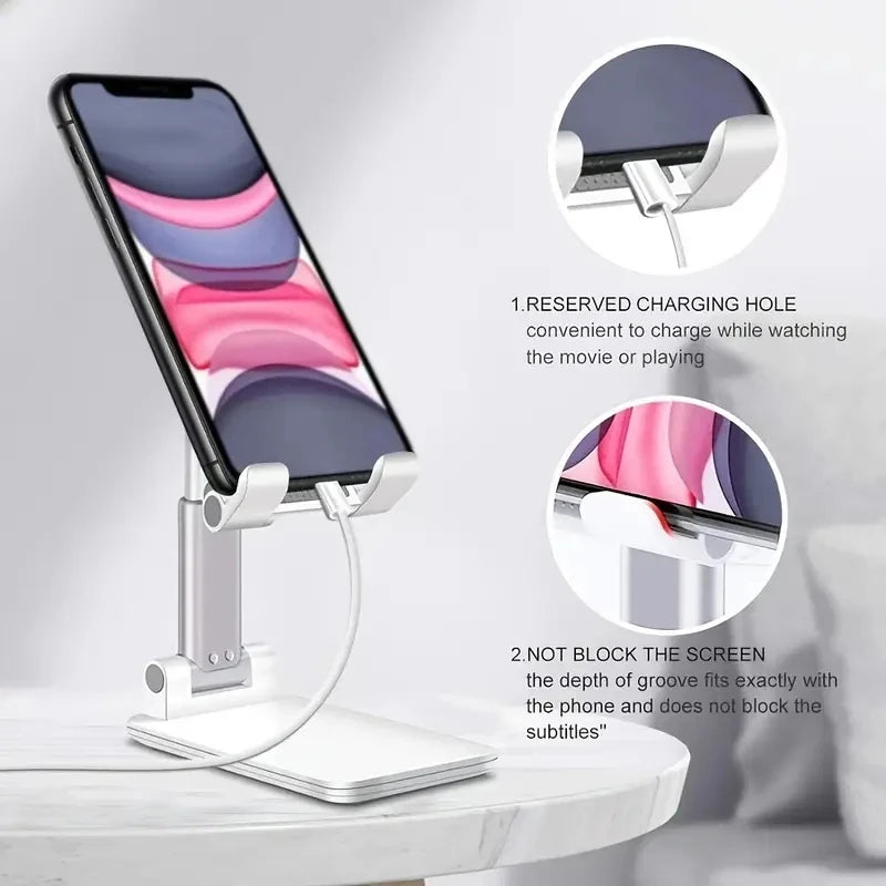 Premium Adjustable Phone Stand - Universal Desktop Holder
