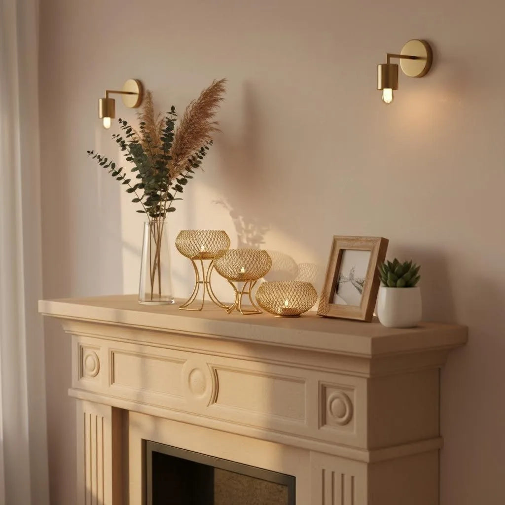 Premium Luxury Gold Lantern - Elegant Home Decor Accent