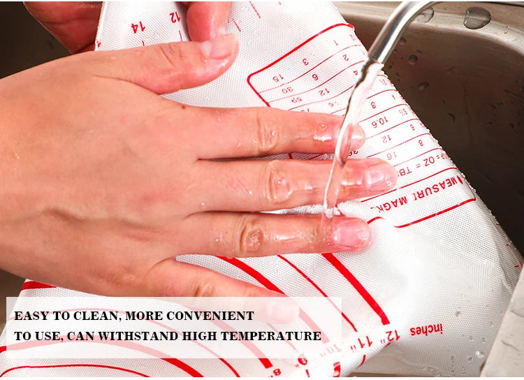 Professional Silicone Baking Mat - Non-Stick Dough Pad