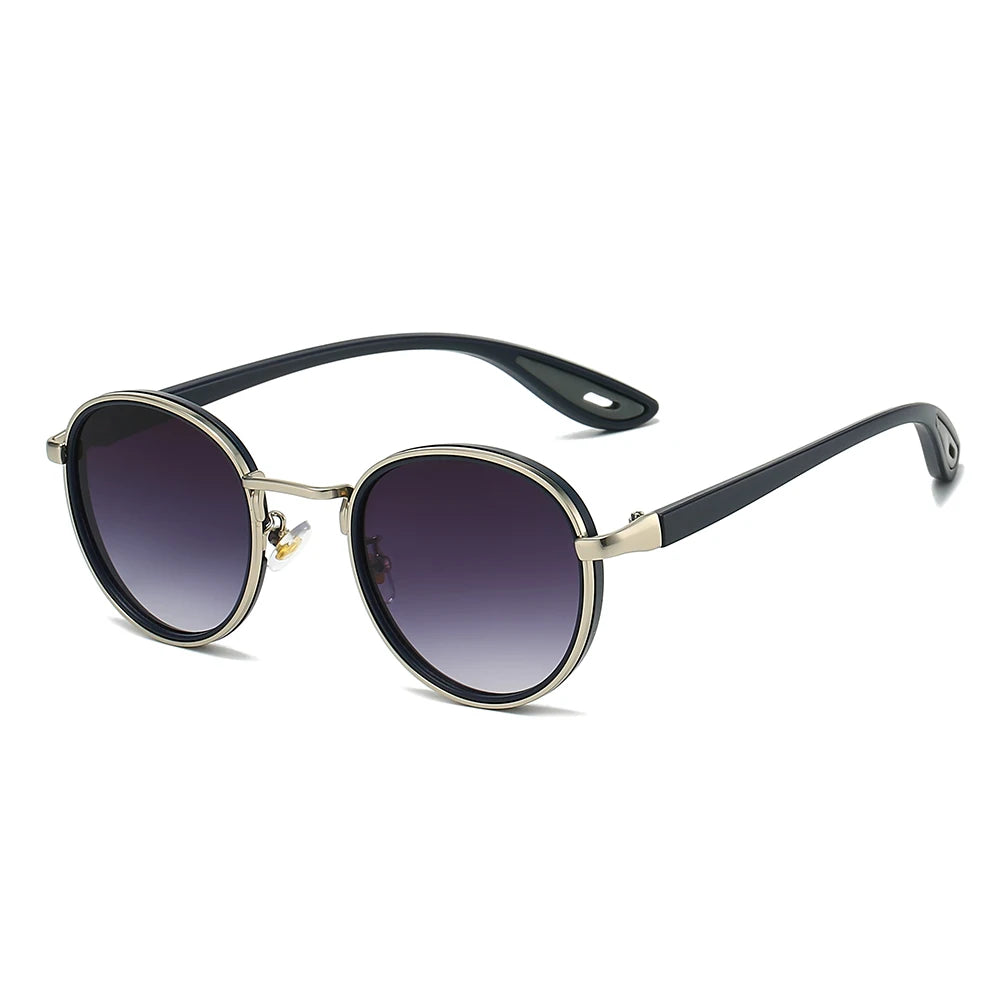 Vintage Round Sunglasses - Luxury Punk Fashion Shades