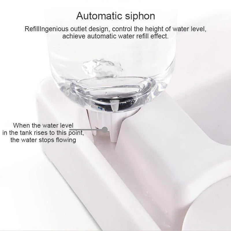Premium Automatic Pet Feeder - Portable Cat & Dog Bowl