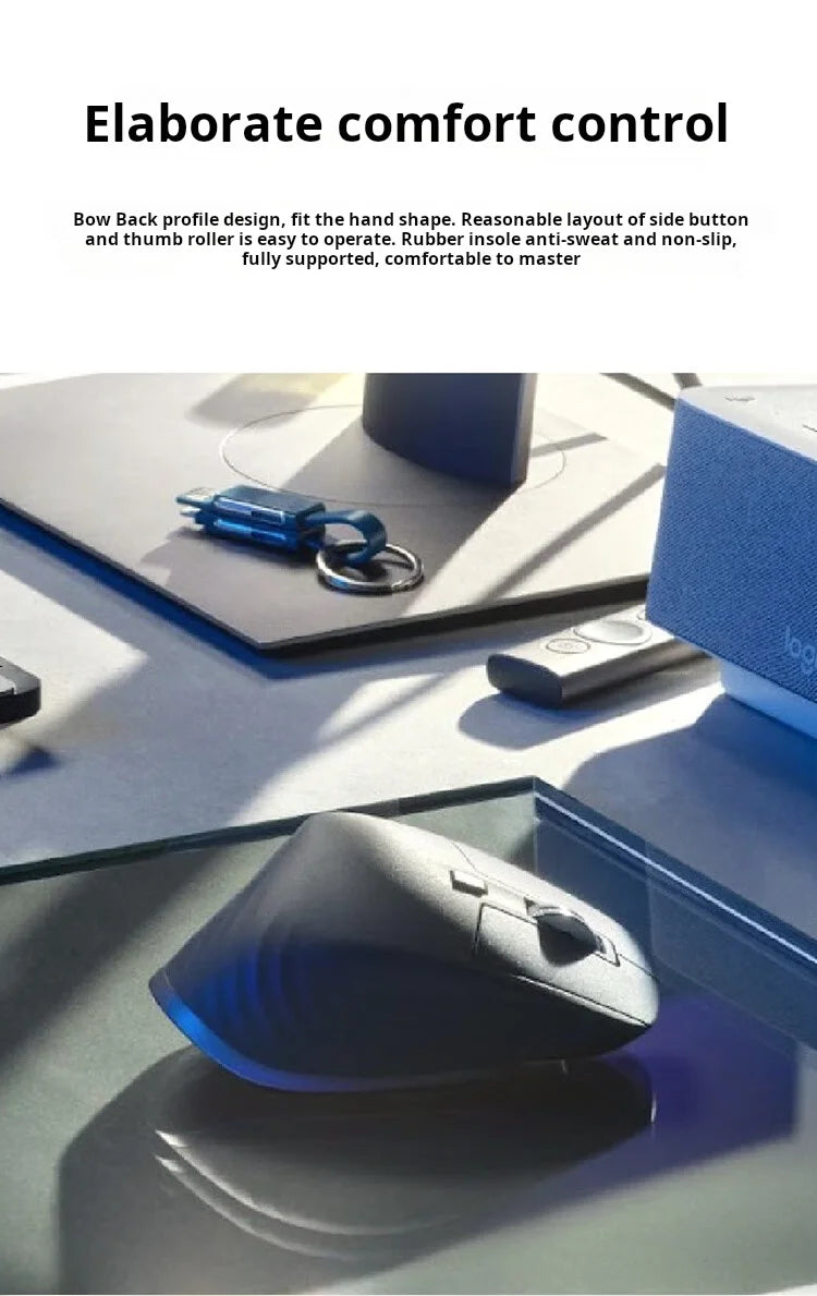 Premium Ergonomic Wireless Mouse - Softtone Silent Clicks