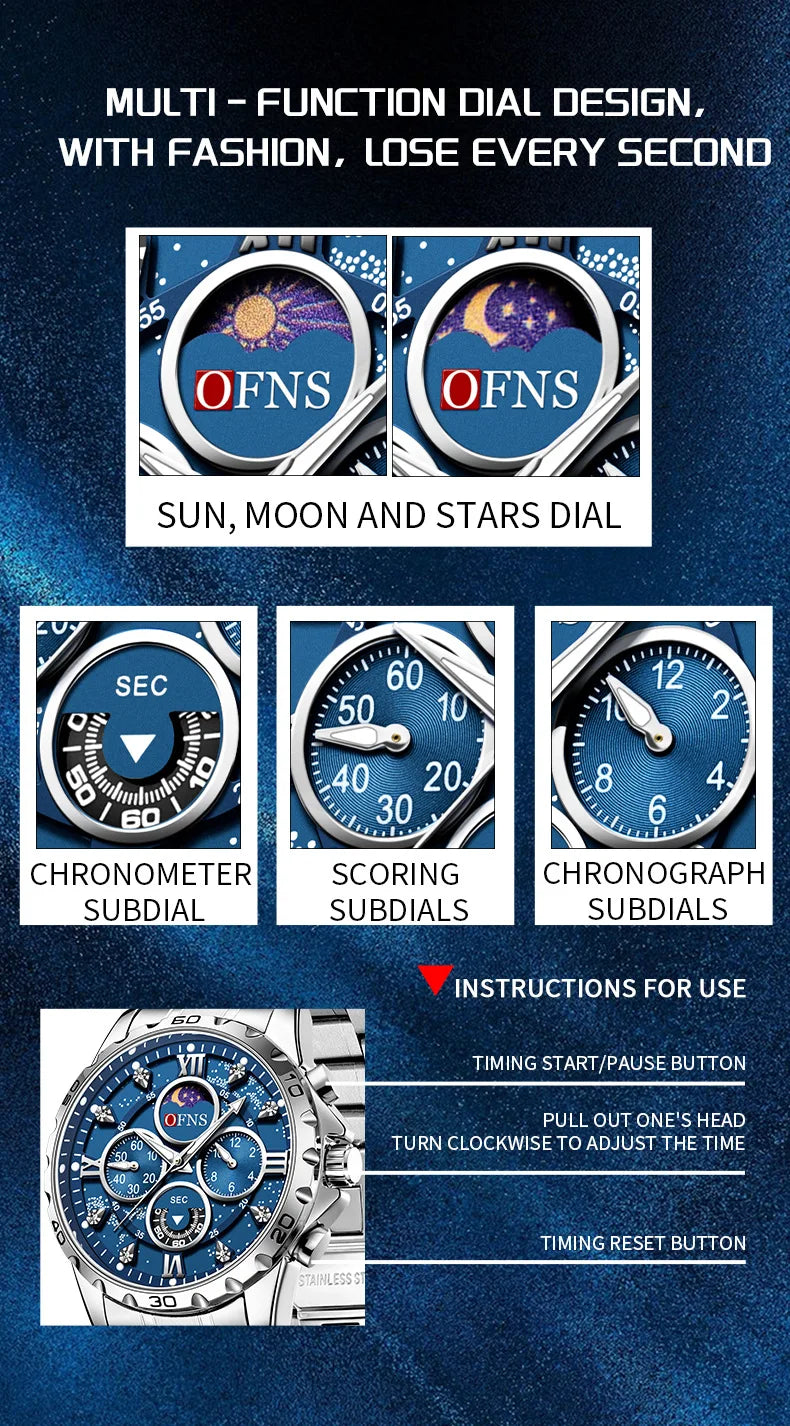 Premium Men's Military Watch - Waterproof Quartz