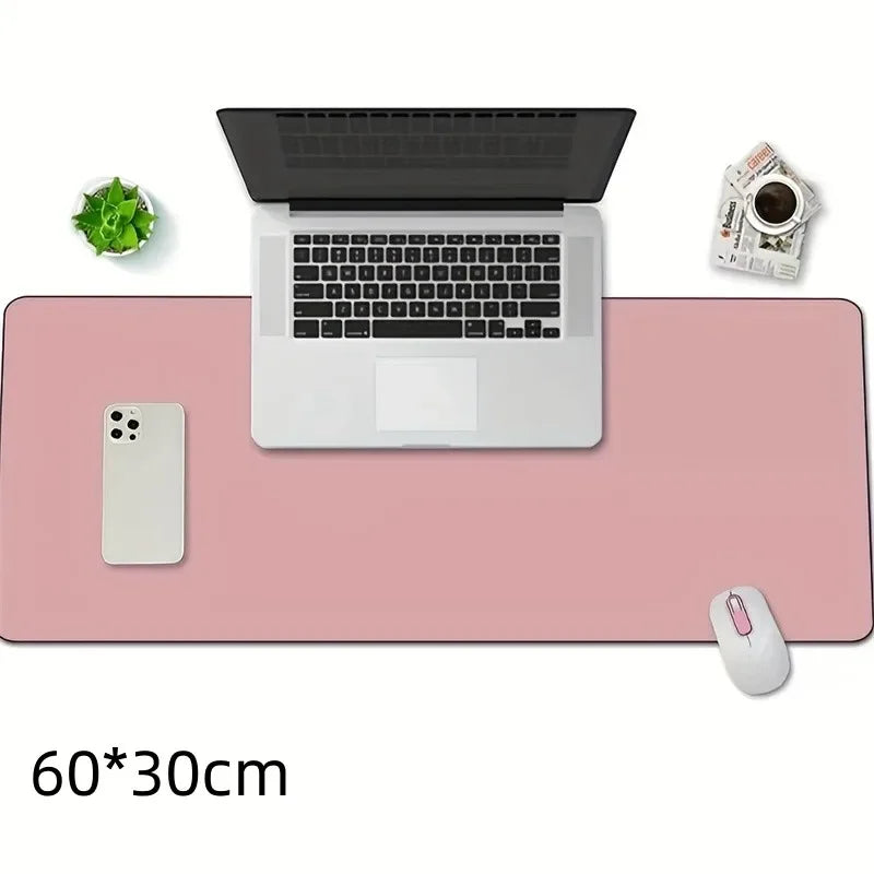 Premium PU Leather Desk Mat - Waterproof & Large