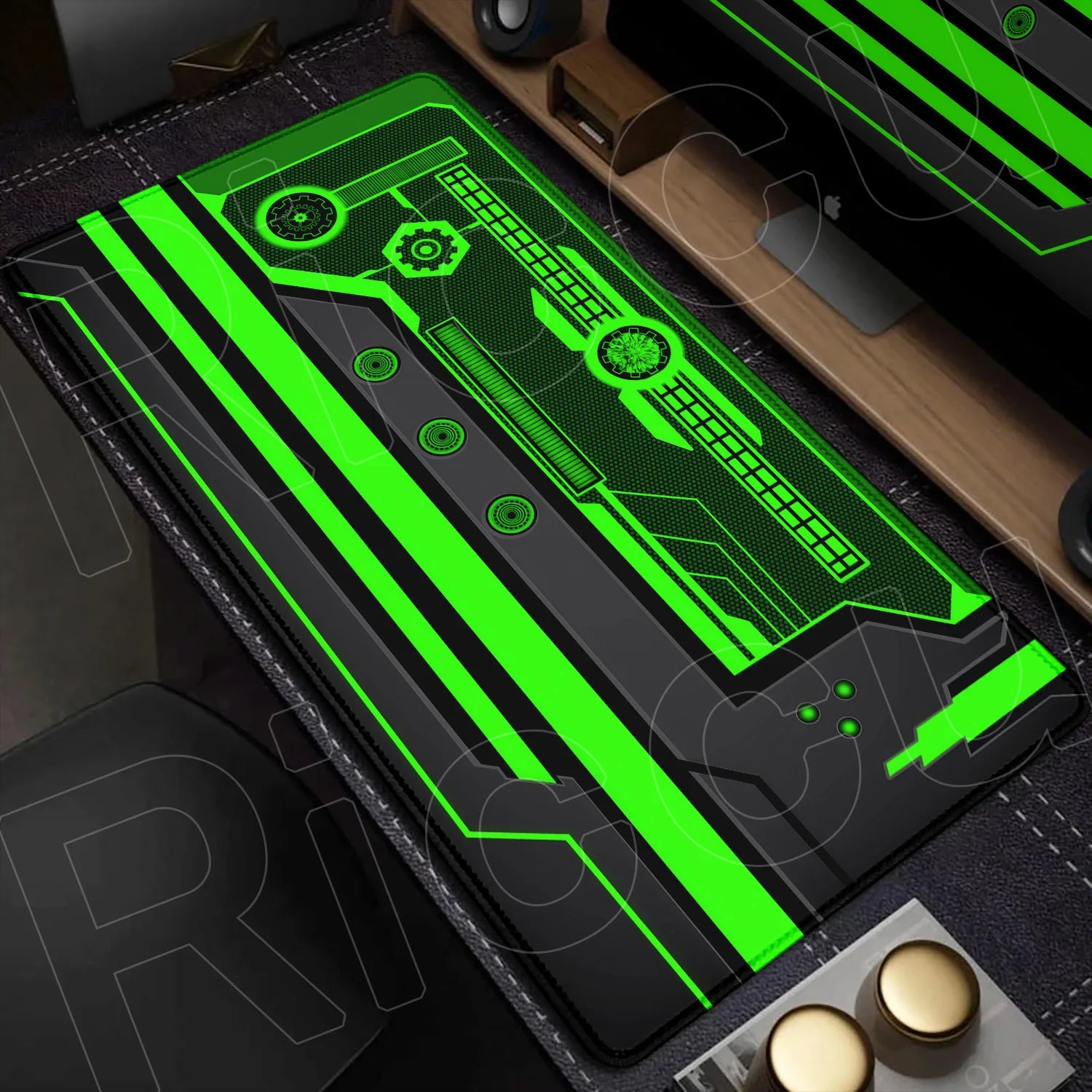 Premium HD Sci-Fi Gaming Mouse Pad - Large Desk Mat