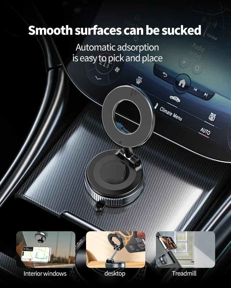 Premium Magnetic Car Phone Holder - 360° Foldable Mount