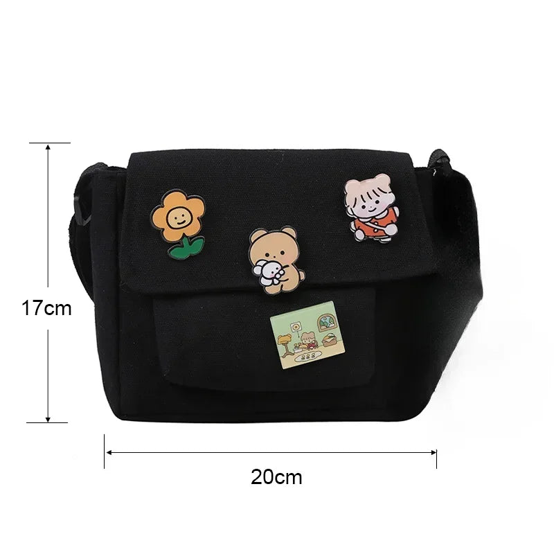 Premium Japanese Harajuku Bag - Versatile Student Crossbody