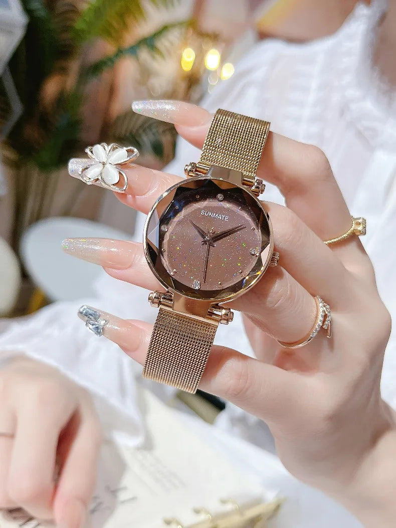 Elegant Ladies Dress Watch - All-Star Design, Waterproof Quartz